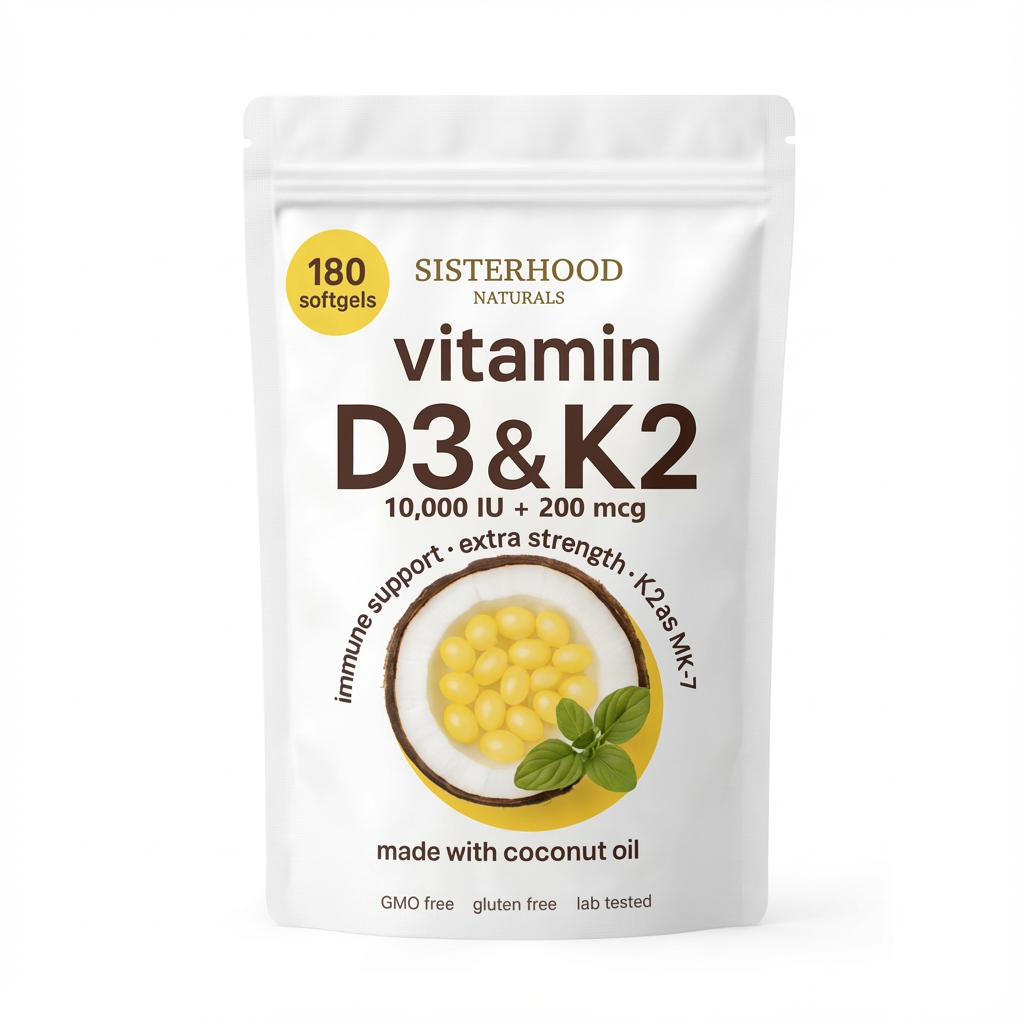 Vitamin D3 + K2 Softgels
